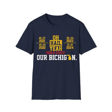Load image into Gallery viewer, Hail Yeah > OHIO 4-0 - Our Bichigan! Unisex Softstyle T-Shirt