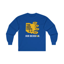 Load image into Gallery viewer, OHIO - 4-0 - Our Bichigan! Ultra Cotton Long Sleeve Tee