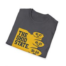 Load image into Gallery viewer, Three > The. Go Blue!  Unisex Softstyle T-Shirt