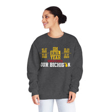 Load image into Gallery viewer, Hail Yeah > O4-0 - Our Bichigan -  Unisex NuBlend® Crewneck Sweatshirt