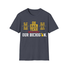 Load image into Gallery viewer, Hail Yeah > OHIO 4-0 - Our Bichigan! Unisex Softstyle T-Shirt