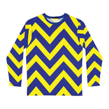 Load image into Gallery viewer, Go Blue! Men's Long Sleeve Shirt (AOP)