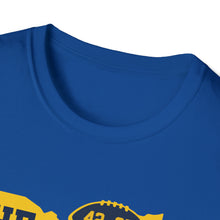 Load image into Gallery viewer, Three > The. Go Blue!  Unisex Softstyle T-Shirt