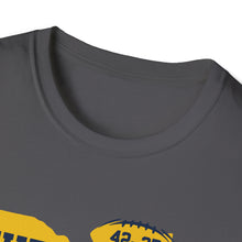 Load image into Gallery viewer, Three > The. Go Blue!  Unisex Softstyle T-Shirt