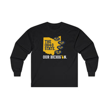 Load image into Gallery viewer, OHIO - 4-0 - Our Bichigan! Ultra Cotton Long Sleeve Tee