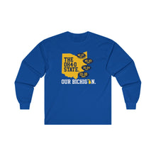 Load image into Gallery viewer, OHIO - 4-0 - Our Bichigan! Ultra Cotton Long Sleeve Tee