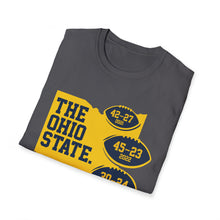 Load image into Gallery viewer, Three > The. Go Blue!  Unisex Softstyle T-Shirt