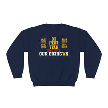 Load image into Gallery viewer, Hail Yeah > O4-0 - Our Bichigan -  Unisex NuBlend® Crewneck Sweatshirt