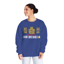 Load image into Gallery viewer, Hail Yeah > O4-0 - Our Bichigan -  Unisex NuBlend® Crewneck Sweatshirt