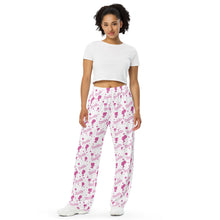 Load image into Gallery viewer, Baddie! All-over print unisex wide-leg pants