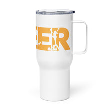 Load image into Gallery viewer, Brunswick Cheer Travel mug with a handle