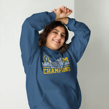Load image into Gallery viewer, Michigan CFP National Champions 2023 - Unisex Hoodie
