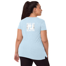 Load image into Gallery viewer, Show off your fandom! Women’s recycled v-neck t-shirt