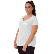 Load image into Gallery viewer, Show off your fandom! Women’s recycled v-neck t-shirt