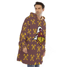 Load image into Gallery viewer, One Size - Brunswick - All-Over Print Unisex Sherpa Fleece Hoodie Blanket