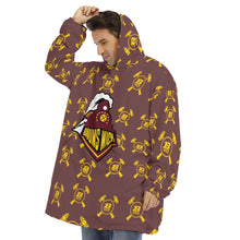 Load image into Gallery viewer, One Size - Brunswick - All-Over Print Unisex Sherpa Fleece Hoodie Blanket