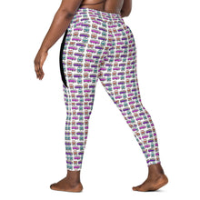 Load image into Gallery viewer, Hippy Van - Crossover leggings with pockets