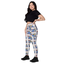 Load image into Gallery viewer, Condiment Man! Crossover leggings with pockets