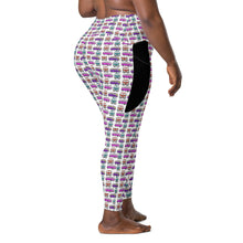 Load image into Gallery viewer, Hippy Van - Crossover leggings with pockets
