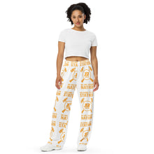 Load image into Gallery viewer, Welcome to the Station - All-over print unisex wide-leg pants