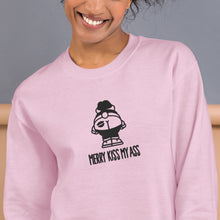Load image into Gallery viewer, Merry Kiss My A$s Embroidered Unisex Sweatshirt