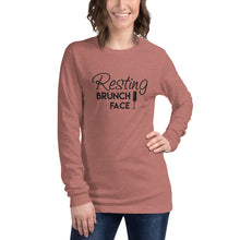 Load image into Gallery viewer, Resting Brunch Face - Unisex Long Sleeve Tee