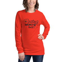 Load image into Gallery viewer, Resting Brunch Face - Unisex Long Sleeve Tee