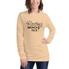 Load image into Gallery viewer, Resting Brunch Face - Unisex Long Sleeve Tee