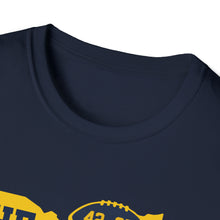 Load image into Gallery viewer, Three &gt; The. Go Blue!  Unisex Softstyle T-Shirt
