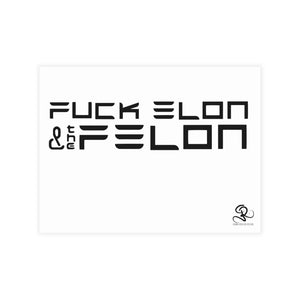 FUCK Elon and the Felon - Postcard bundles - no envelopes