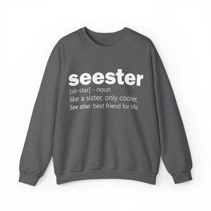 Seester -- AKA Best Friends - Unisex Heavy Blend™ Crewneck Sweatshirt