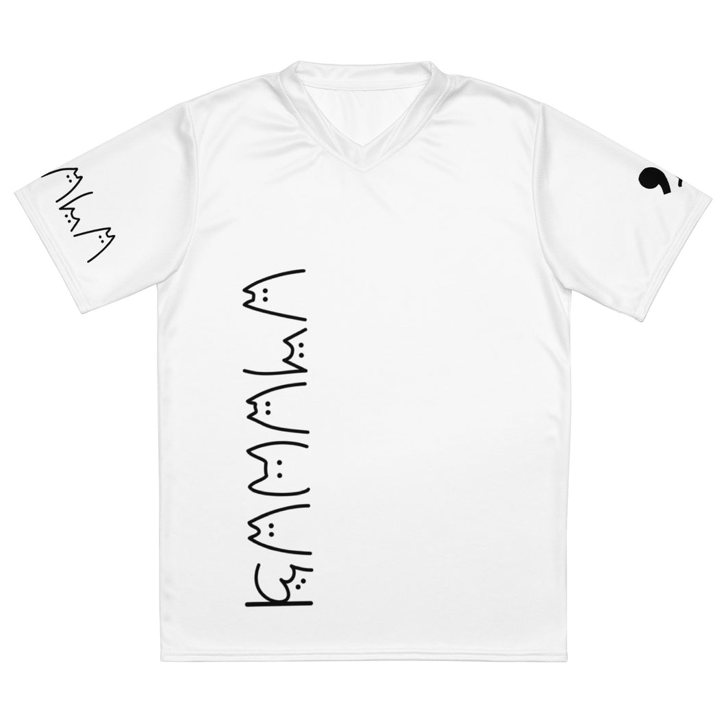 Comma La Cat Lover Recycled unisex sports jersey