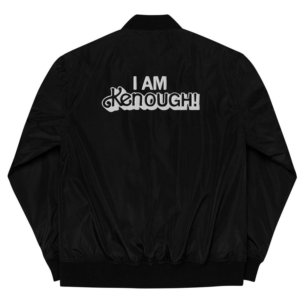 I am Kenough! Premium recycled bomber jacket