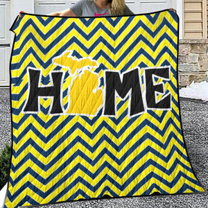 Home is where the Mitten is - Lightweight & Breathable Quilt With Edge-wrapping Strips