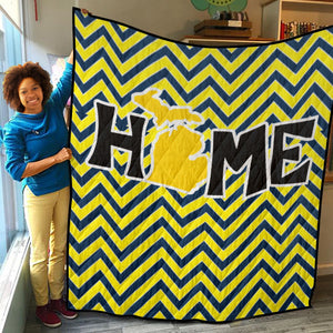 Home is where the Mitten is - Lightweight & Breathable Quilt With Edge-wrapping Strips
