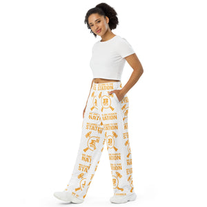 Welcome to the Station - All-over print unisex wide-leg pants