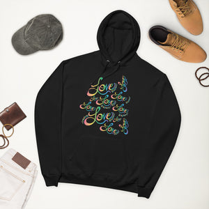 Love is Love Rainbow - Unisex fleece hoodie