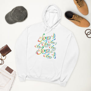 Love is Love Rainbow - Unisex fleece hoodie